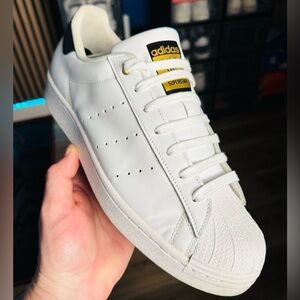 Adidas Superstar White and Black Sneakers